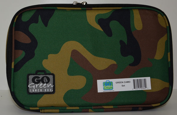 Go Green Lunchbox Set - Green Camo