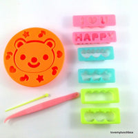 Bear & Message Mini Food Cutter - Love My Lunchbox