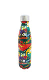 OASIS 500ml Stainless Steel Double Insulated Water Bottle Quirky PRINTS